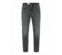 Lee - Mens Regular Tapered Fit Stretch Jeans Grey - AUSTIN DARK SMOKE