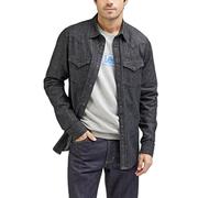Lee Mens Washed Black Regular Western Shirt