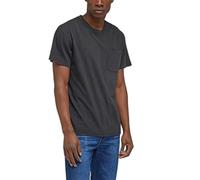 Lee Men's Relaxed Pocket tee T-Shirt, Washed Black, M