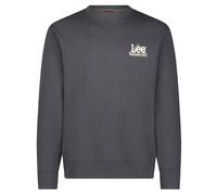 Lee Men's Seasonal Crew SWS Sweatshirt, Washed Black, XXL