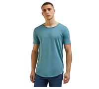 Lee Men's Shaped tee T-Shirt, Blue, L