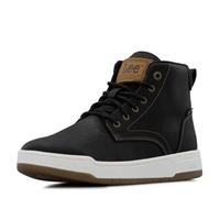 Lee Men's Spencer Sneaker, Black/Black Denim/Cognac, 12
