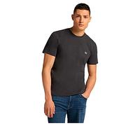 LEE - Mens T Shirt - Regular Fit - Ss Patch Logo Tee - Washed Black