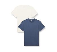 Lee Men's Twin Pack Crew T-Shirt, Academy Blue Natural, XXL
