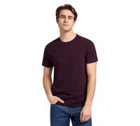 LEE - Mens T Shirt - Slim Fit - Ultimate Pocket Tee - Deep Wine