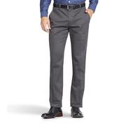 Lee Men's Total Freedom Stretch Slim Fit Flat Front Pant, Charcoal, 36W x 34L