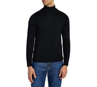 Lee Men's Turtle Neck Pullover Sweater, Black, XL