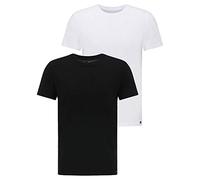 Lee Men's Twin Pack Crew T-Shirts, BLACK WHITE, 4XL
