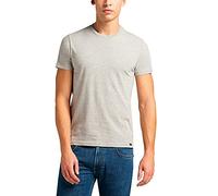 Lee 2 Units Short Sleeve T-shirt Grey XL Men