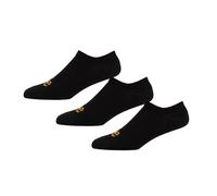 Lee Mens Unisex Black | No Show Invisible Socks Trainer For Loafers Shoe Liners, Black, 6-8 UK
