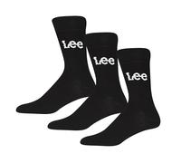 Lee Men's Unisex Smart Black Womens Low Calf Designer Dress Sock Casual Wear Crew, 37-39