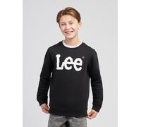Lee Men's Wobbly Graphic Crew in Black | Size: 14-15 Years Lee Black 14-15 Years