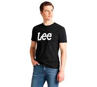 Lee Men's WOBBLY LOGO TEE Jeans, Black (Black 01), X-Large