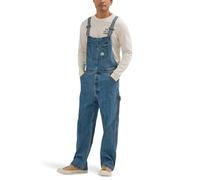 Lee Men's Workwear Bib Overall, Mid Wash, XL