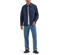 Lee Men's Workwear Relaxed Fit Overshirt, Mood Indigo, 50/52