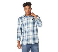 Lee Men's Woven Shirt, Blueberry Plaid, Small