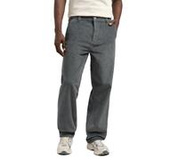 Lee Men's WW Carpenter Loose Straight Fit Straight Leg Jeans, Metal Grey, 32 W/32 L