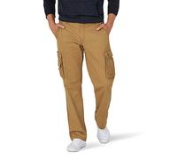 Lee Men's Wyoming Relaxed Fit Cargo Pant, Bourbon, 34W x 29L
