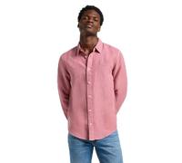 Lee Patch Long Sleeve Shirt Pink M Men