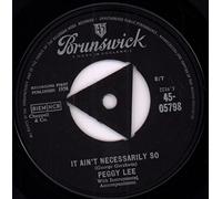 Lee, Peggy - Swing low Sweet Chariot - It ain't necessarily so