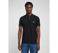 Lee Men's PIQUE POLO T - Shirt, Ecru (Black 01),XXX-Large