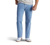 Lee Relaxed Straight Fit Jeans for Men, Worn Light., 31W x 29L