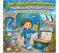 Lee’s Aquarium Adventure: The Missing Passport Stamp: A S nd-Find Coloring Adventure for Curious Kids