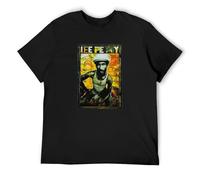 Lee Scratch Perry Dub Reggae Vintage T Shirt Short Sleeve Funny Top Black L