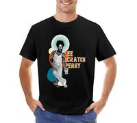 Lee-Scratch-Perry-T-Shirt-Custom-t-Shirts-Design-Your-own-T-Shirt-Short-Mens-Graphic Black 3XL