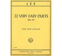 Lee, Sebastian - 22 Very Easy Duets, Op 126 - Two Cellos - International Music Co