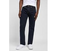 Lee Slim Straight Fit MVP Jeans, Dark Blue, Size 34, Inside Leg Regular, Men Dark Blue