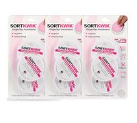 LEE Sortkwik Fingertip Moistener, Hygienic and Odorless, Enhances Grip for Accurate Counting and Sorting, Non-Greasy Formula, Ideal for Office and Home Use - 9-Pack, 3/8 oz