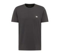 Lee Men's Ss Patch Logo Tee Undershirt, Black Wash, XL