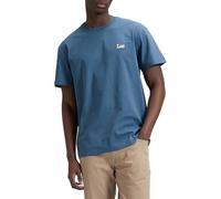Lee SS Small Logo Tee T-Shirt, Academy Blue, L Men