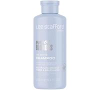 Lee Stafford Blue Toning Shampoo | Bleach Blonde Ice White - Corrects Brassy & Yellow Orange Tones to Silver Platinum, Great for HIghlighted, Bleached, & Naturally Dark Hair, No Purple, 250 ml