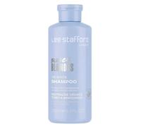 Lee Stafford Blue Toning Shampoo | Bleach Blonde Ice White - Corrects Brassy & Yellow Orange Tones to Silver Platinum, Great for HIghlighted, Bleached, & Naturally Dark Hair, No Purple, 250 ml