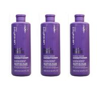 Lee Stafford Bleach Blondes Purple Toning Conditioner 500ml - Pack of 3