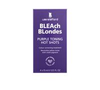 Lee Stafford Bleach Blondes Purple Toning Hot Shots 4 x 15ml
