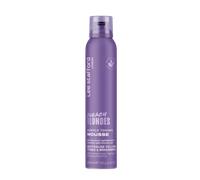 Lee Stafford Purple Toning Mousse | Bleach Blondes Volumising Mousse - Violet Colour Correcting Blonde Toner & Styling Foam, Neutralize Brass & Yellow Tones, for Colored, Silver, & Grey Hair, 200ml