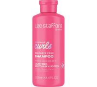 Lee Stafford Wavy, Curly, & Coily Shampoo | For The Love of Curls - Daily Cleanser for 2A to 4C Hair, Anti Frizz, Moisturising, Adds High Gloss Shine to Smooth Defined Curls, Lightweight, 250 ml