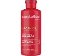 Lee Stafford Moisturizing Shampoo | Argan Oil Collection - Best for Dry, Dull Hair to Repair Split Ends for a Hydrating Silky Smooth Shine, Volumizing Salon Grade Gloss Finish, 250 ml