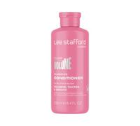 Lee Stafford Plump Up The Volume Plumping Conditioner for Fine Hair 250ml | Lightweight Volumising Conditioner for Fuller-Looking Hair with Hydrolyzed Wheat Protein and Pro-Vitamin B5, Vegan Friendly