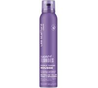 Lee Stafford Purple Toning Mousse | Bleach Blondes Volumising Mousse - Violet Colour Correcting Blonde Toner & Styling Foam, Neutralize Brass & Yellow Tones, for Colored, Silver, & Grey Hair, 200ml