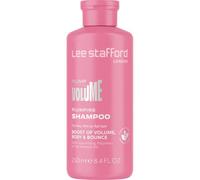 Lee Stafford Volumising Shampoo | Plump Up The Volume Collection - Best Daily Cleansing Cream for Density and Thickening Fine Hair, for Men & Women, 250 ml
