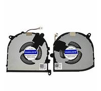 Lee_store Replacement Fan for Dell XPS 15 9560 CPU+GPU Cooling Fan 2 Fans Left+Right DP/N 0VJ2HC 0TK9J1