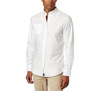 Lee Uniforms Men's Long Sleeve Oxford Shirt, White, 38/40