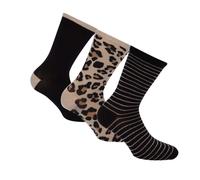 Lee Unisex Adult Socks (Pack of 3)4 UK-7 UK Black/Multicoloured GT7115