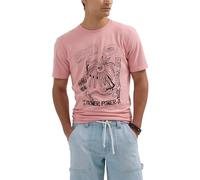 Lee Unisex-Adult x Hey Dude Regular Fit Graphic Tee, Bridal Rose, XL