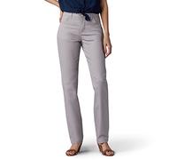 Lee Women’s Instantly Slims Classic Relaxed Fit Monroe Straight Leg Jean, Palisade, 10 Long