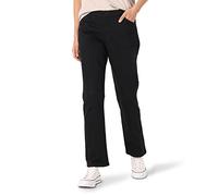 Lee Women’s Petite Relaxed Fit All Day Straight Leg Pant, Jet Black, 20 Petite
